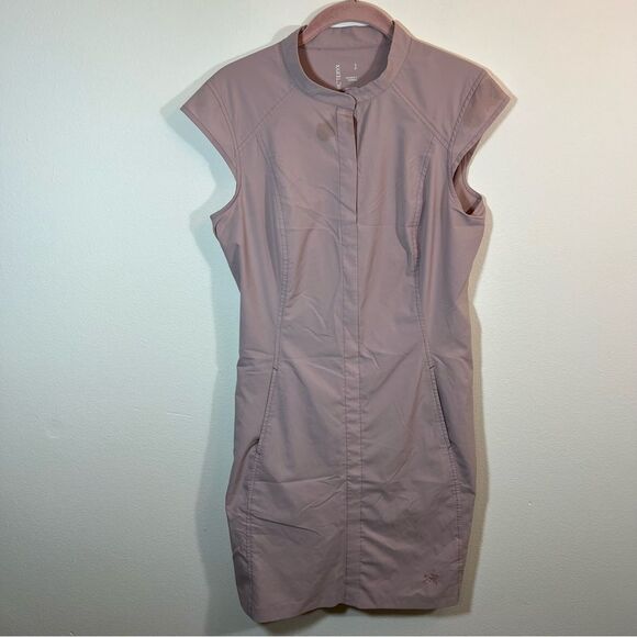 Arc’teryx Cala Taupe Athletic Dress Women’s Small Cream - Picture 3 of 16